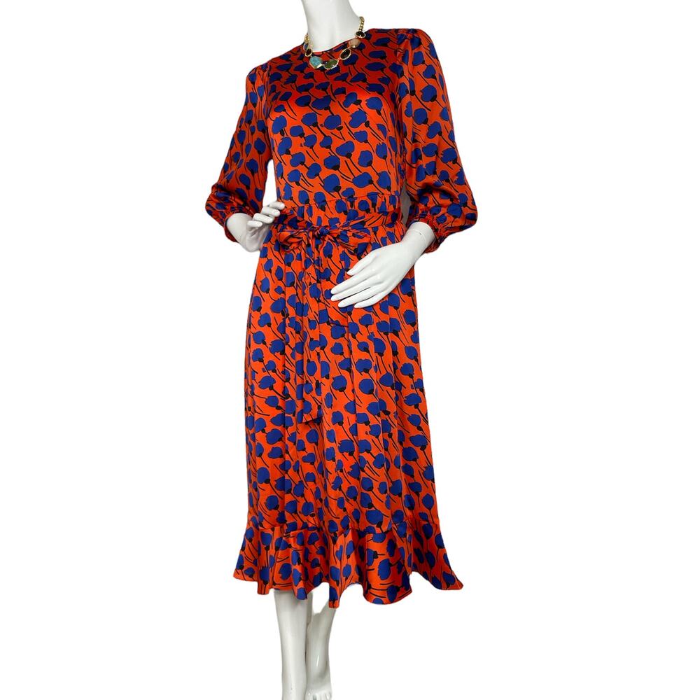 Kate Spade poetic floral smocked dress Size 4